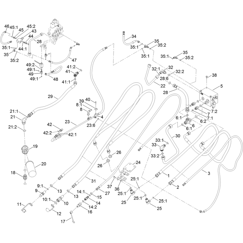 Auxiliary Hydraulic Assembly