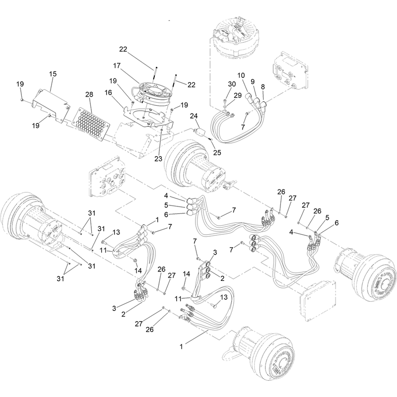 Drivetrain Electrical Connection Assembly