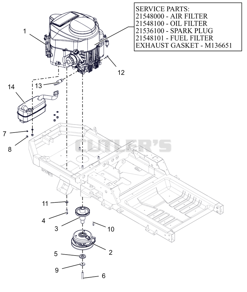 Engine - Kawasaki FR651V