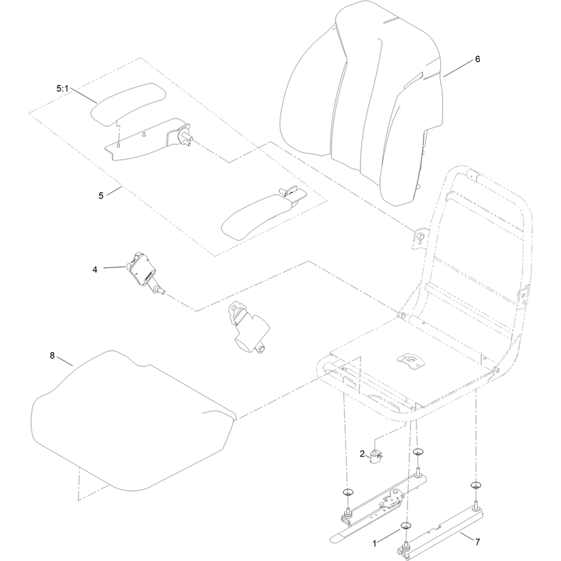 Seat Assembly No. 144-1965