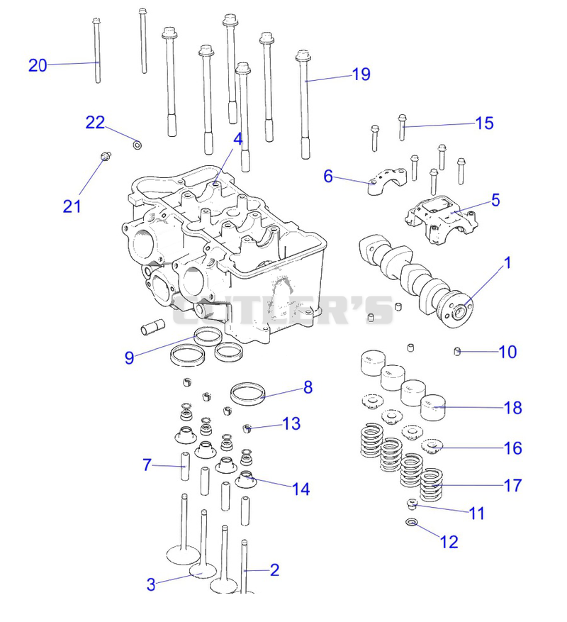 Engine, Cylinder Head and Valves