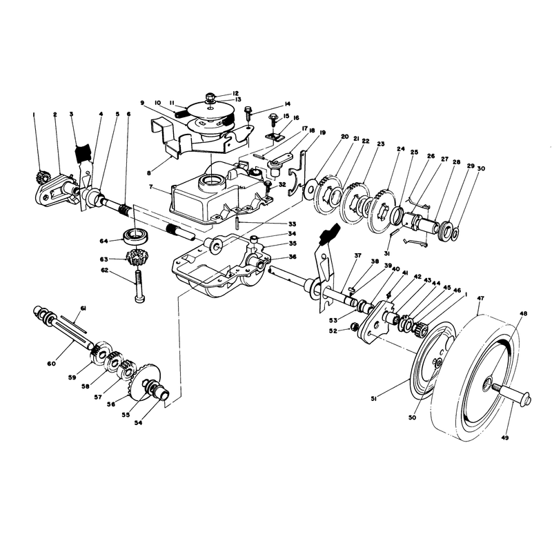 Gear Case Assembly Machine Serial No 6900001 Thru 6902500