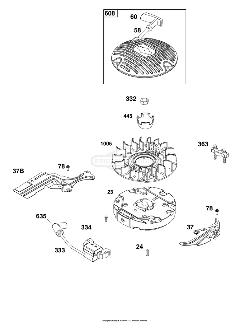 Flywheel, Ignition,and Starter Group