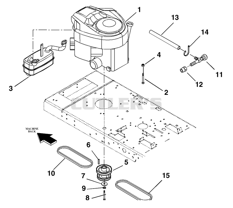 Engine, Exhaust And Belts