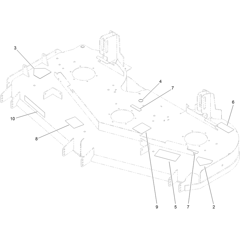 Deck Decal Assembly No 120-2461
