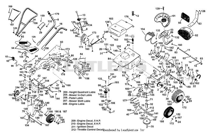 Tractor Parts List For Fairway