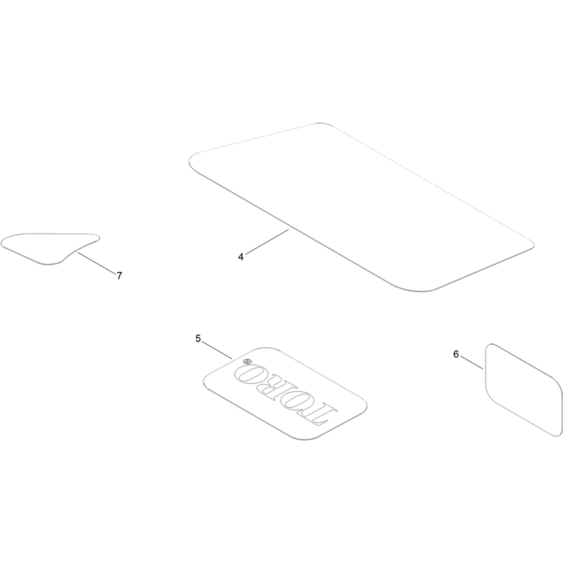 Model Specific Decal Assembly