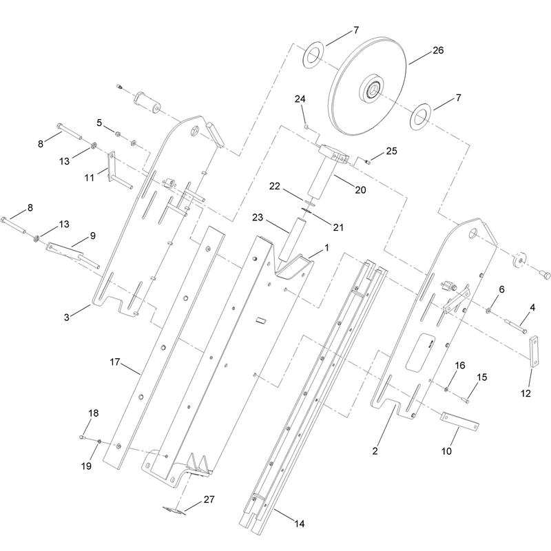 5 Foot Rock Boom Assembly