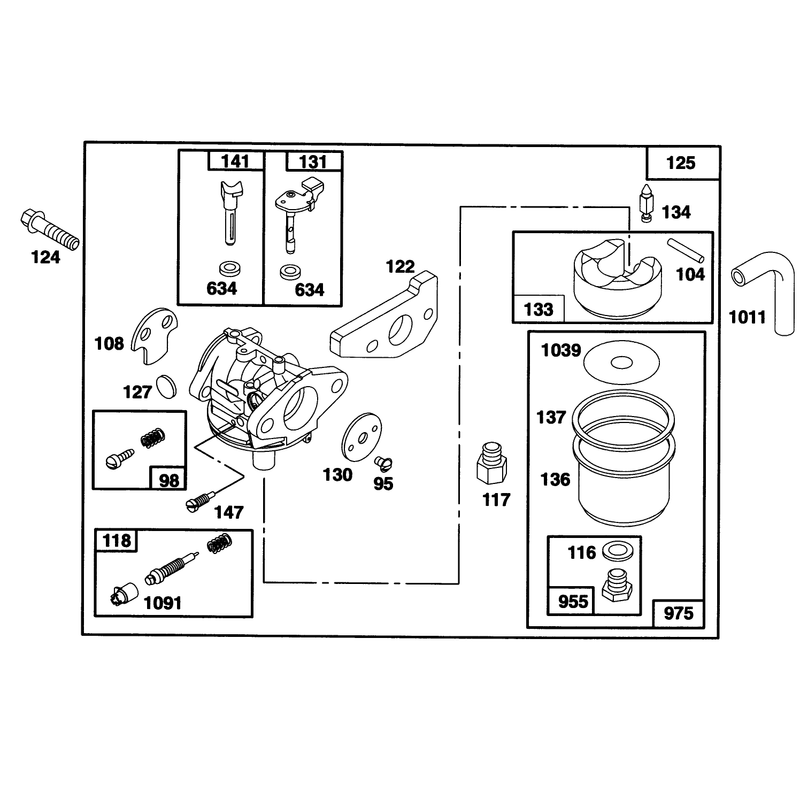 Engine GTS 150 Model 97772-0318-A2