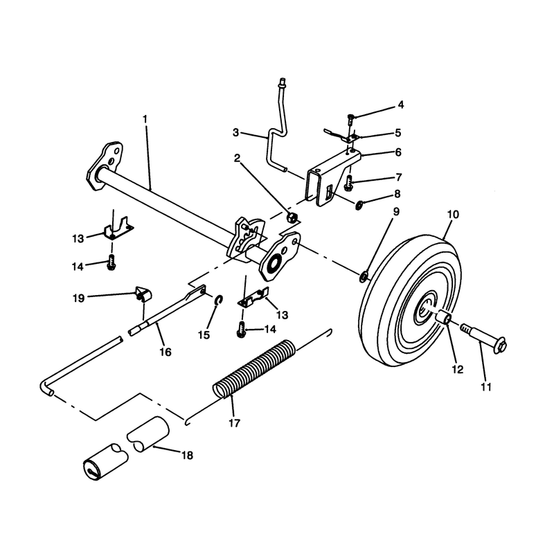 Hp Rear Axle Assembly