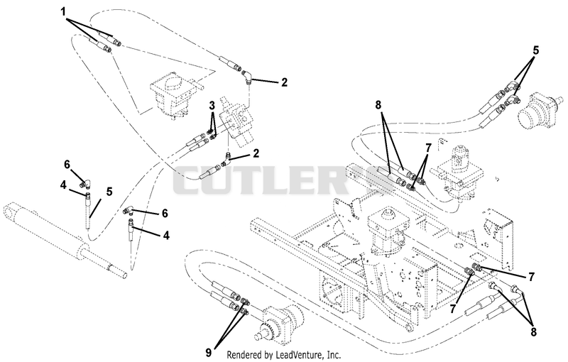 Deck Lift And Motor To Pump Circuits