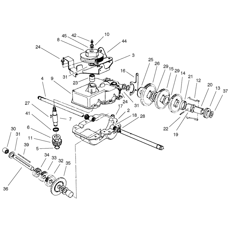 Gear Case Assembly No 74-1861