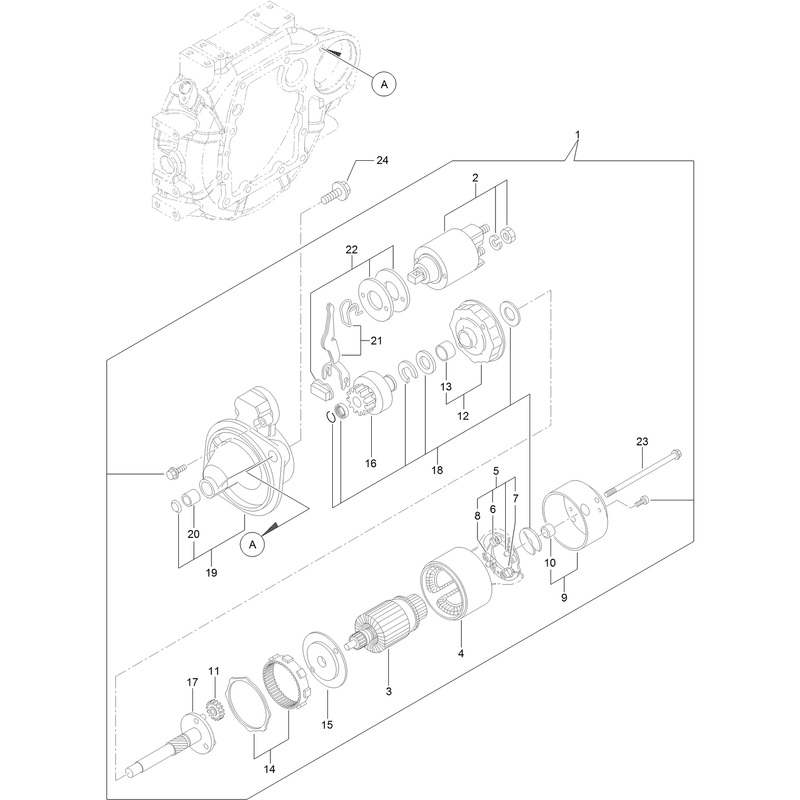 Starting Motor Assembly