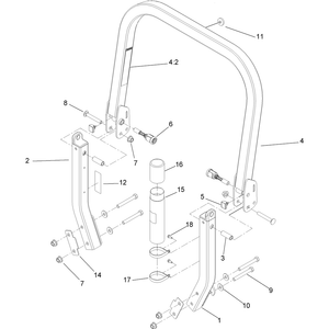 Roll Over Protection System No 116-0231