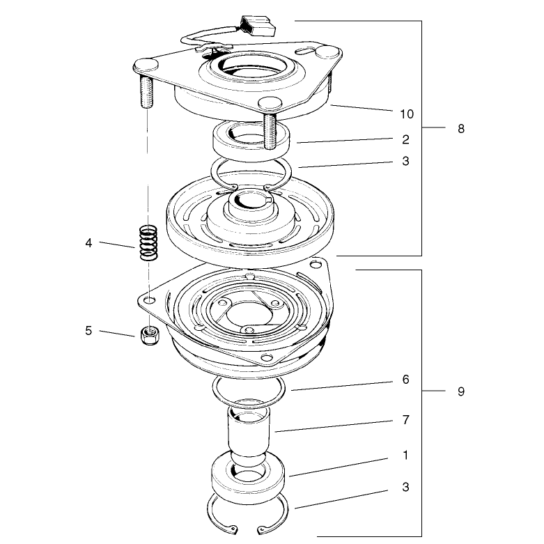 Clutch Assembly No 54-3200