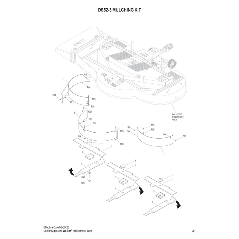 DS52-3 MULCHING KIT