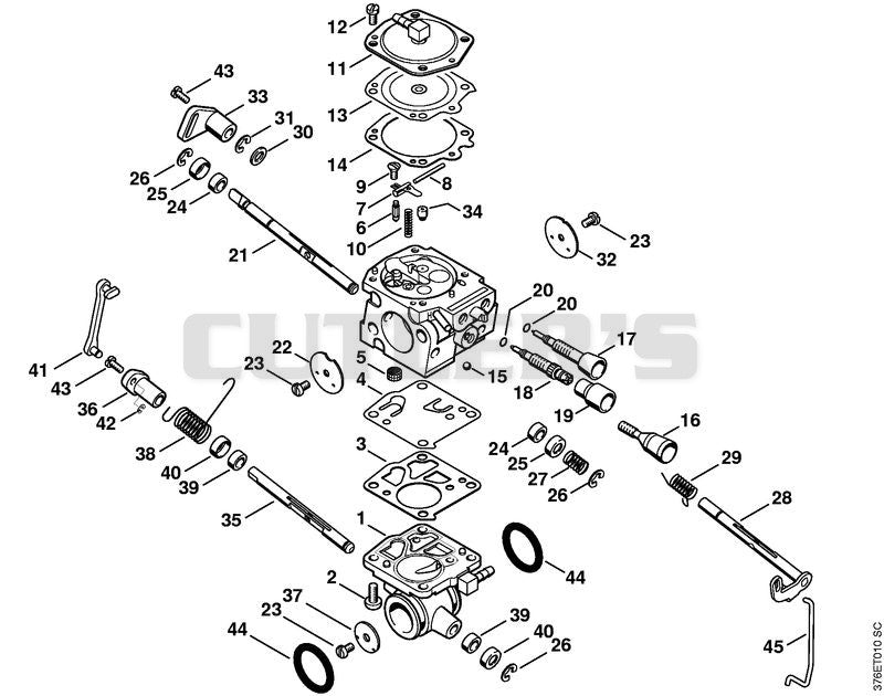 Carburetor HS-314 (43.2007), (21.2011)