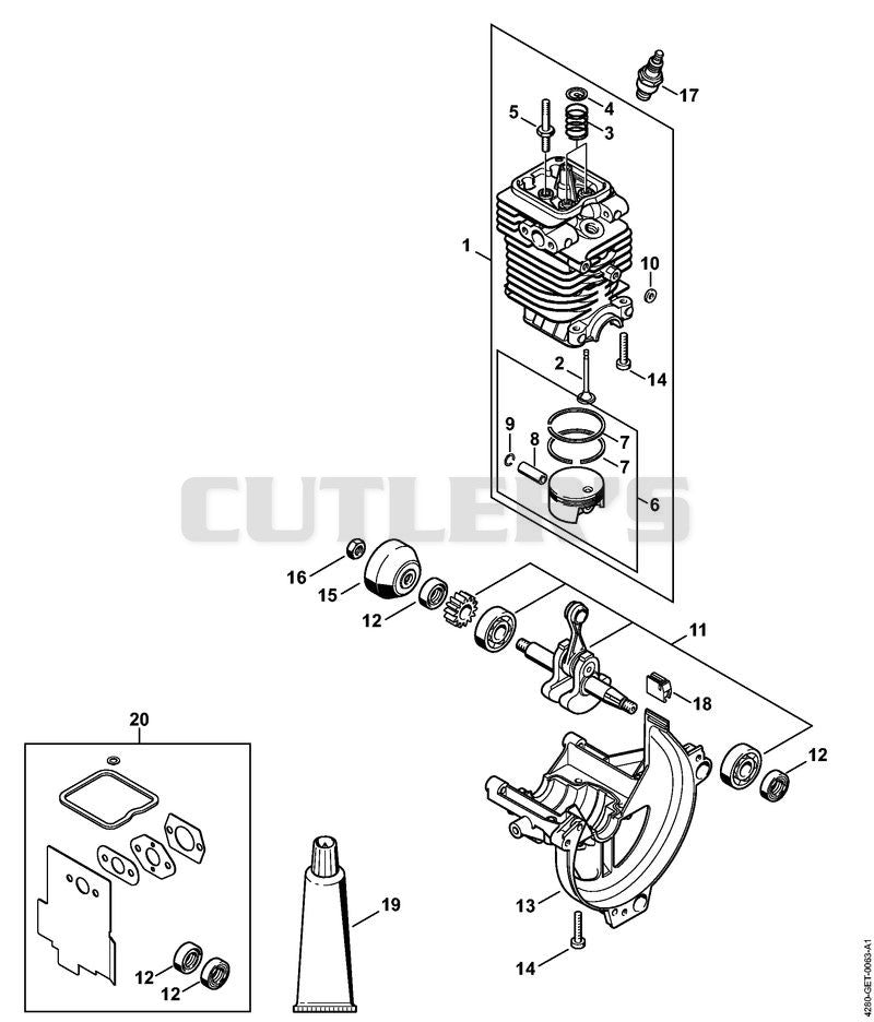 Cylinder, Engine pan