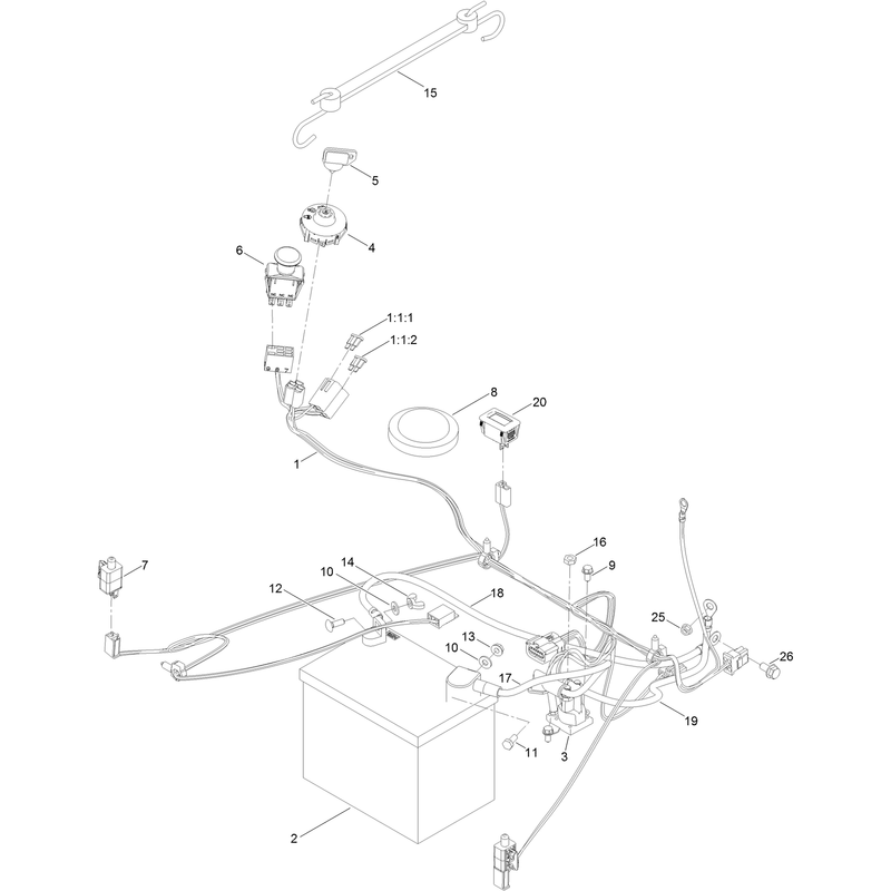 Battery and Electrical Assembly