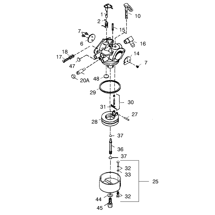 Carburetor No. 640105