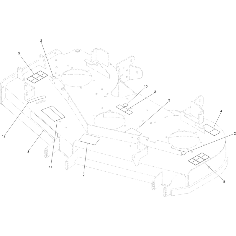 Deck Decal Assembly No. 114-5810