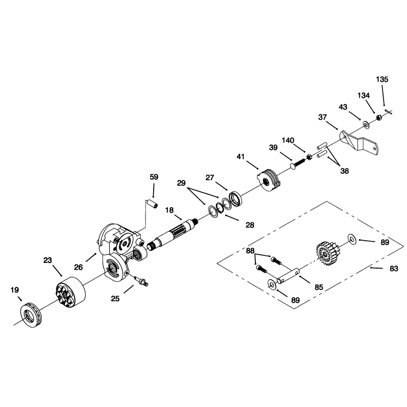 Hydro Transaxle Assembly Continued