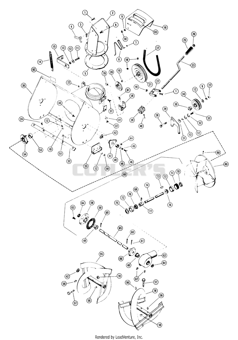 SNOW SCOOP PARTS