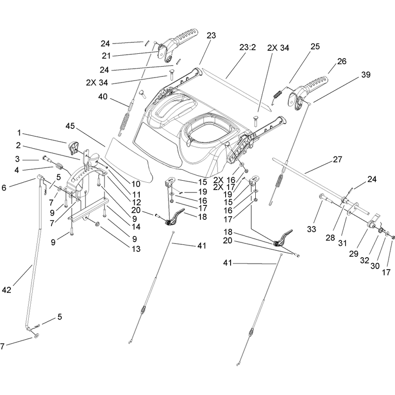 Handle and Control Assembly