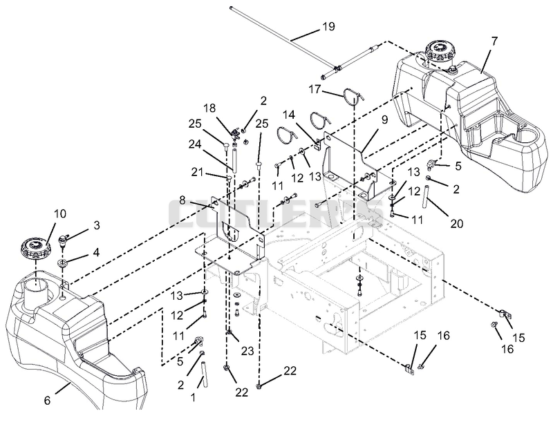 Fuel System - SN 040000 And Up