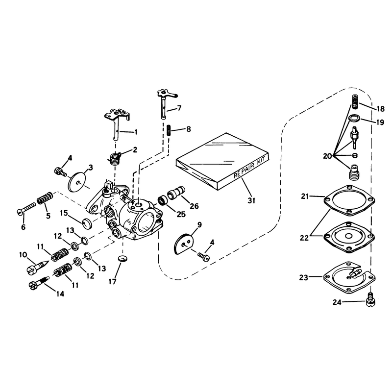 Carburetor No. 631887