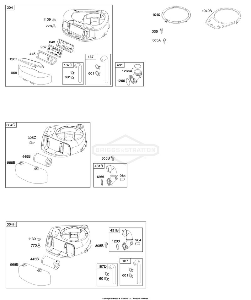 Air Cleaner, Blower Housing