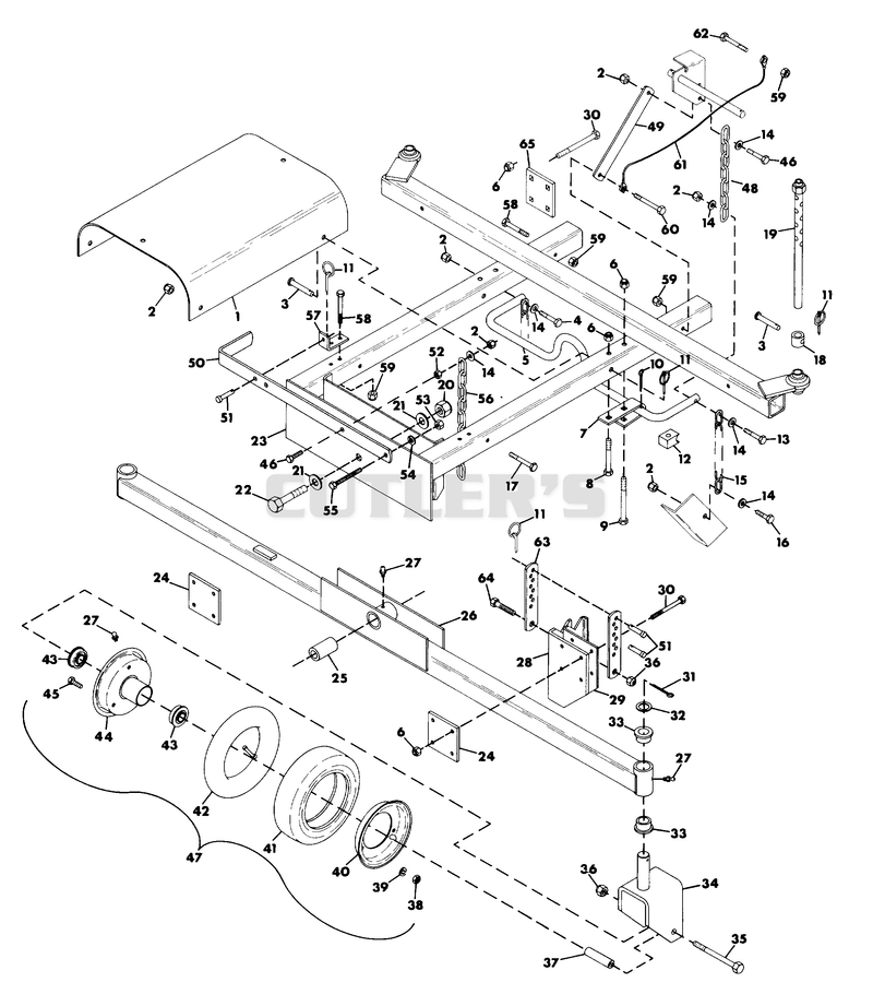 MOWER FRAME
