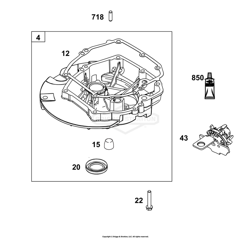Crankcase Cover/Sump Group
