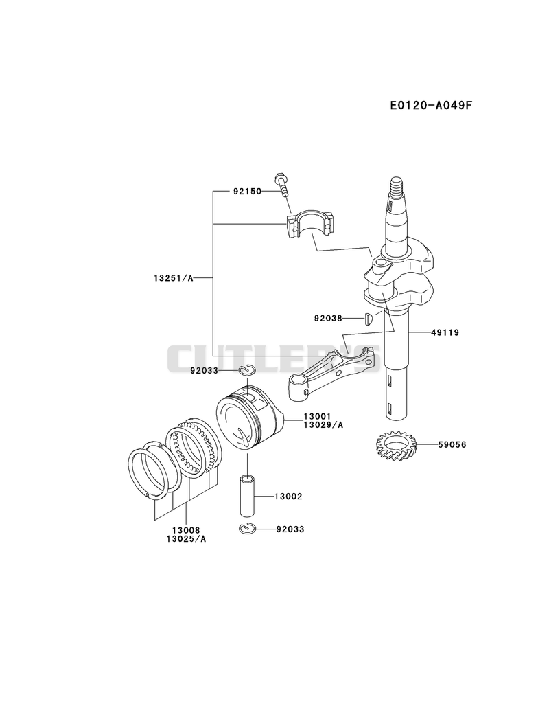 PISTON/CRANKSHAFT