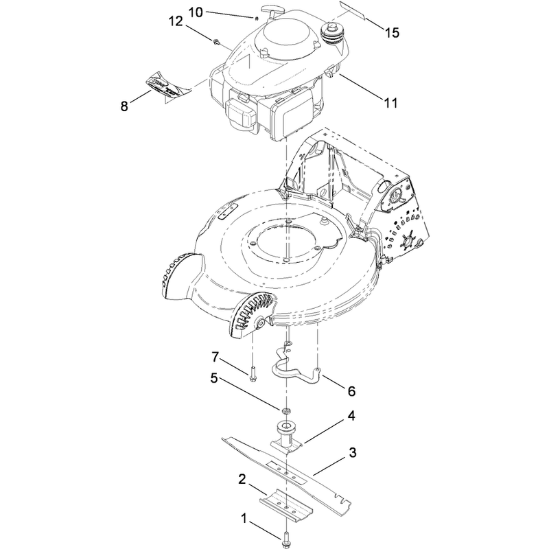 Engine and Blade Assembly