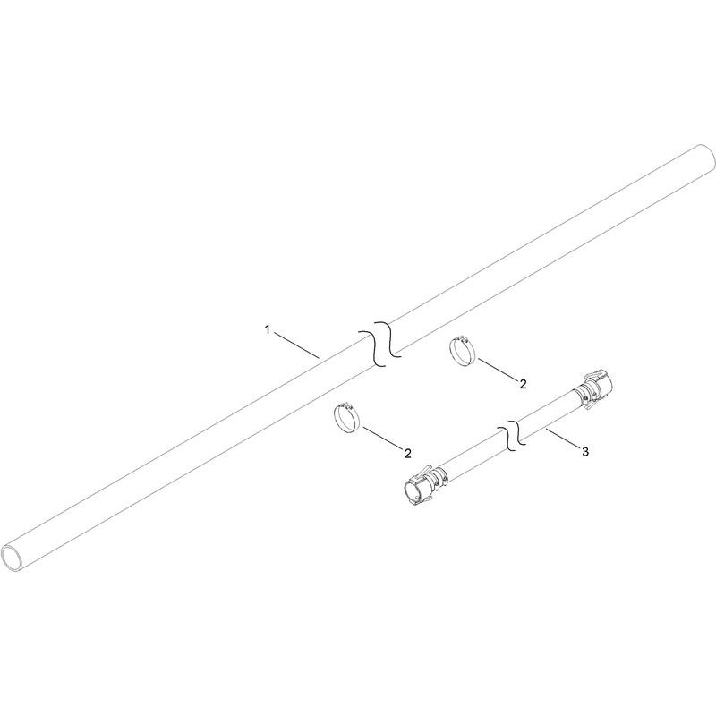 Ship Kit  Hose and Clamp Assembly No. AU10MM1225