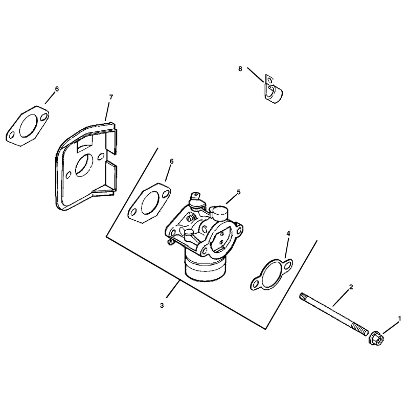 Fuel System Assembly Kohler Model CV15T-41604