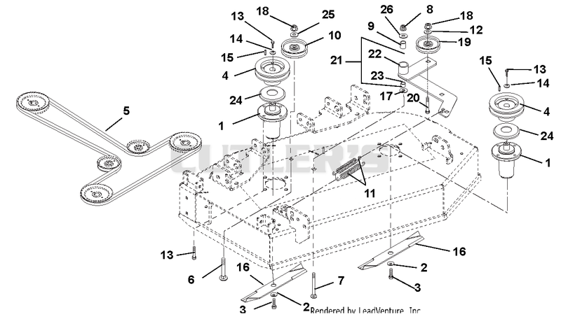 Belts, Spindles, Idlers And Blades
