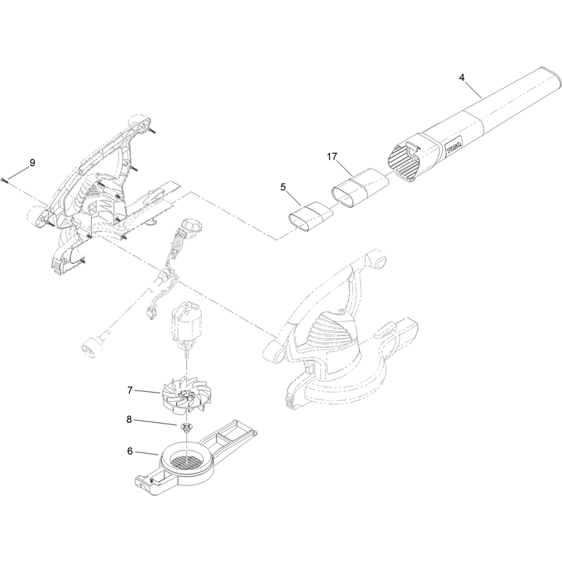 Impeller and Tube Assembly