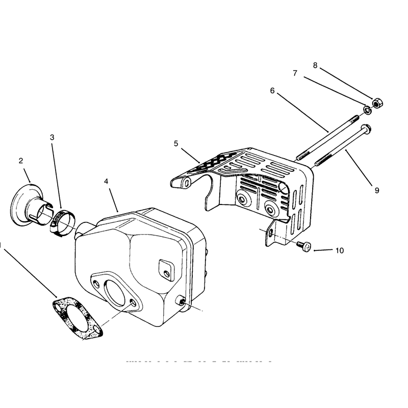 Muffler Assembly Model No 47pr4-3