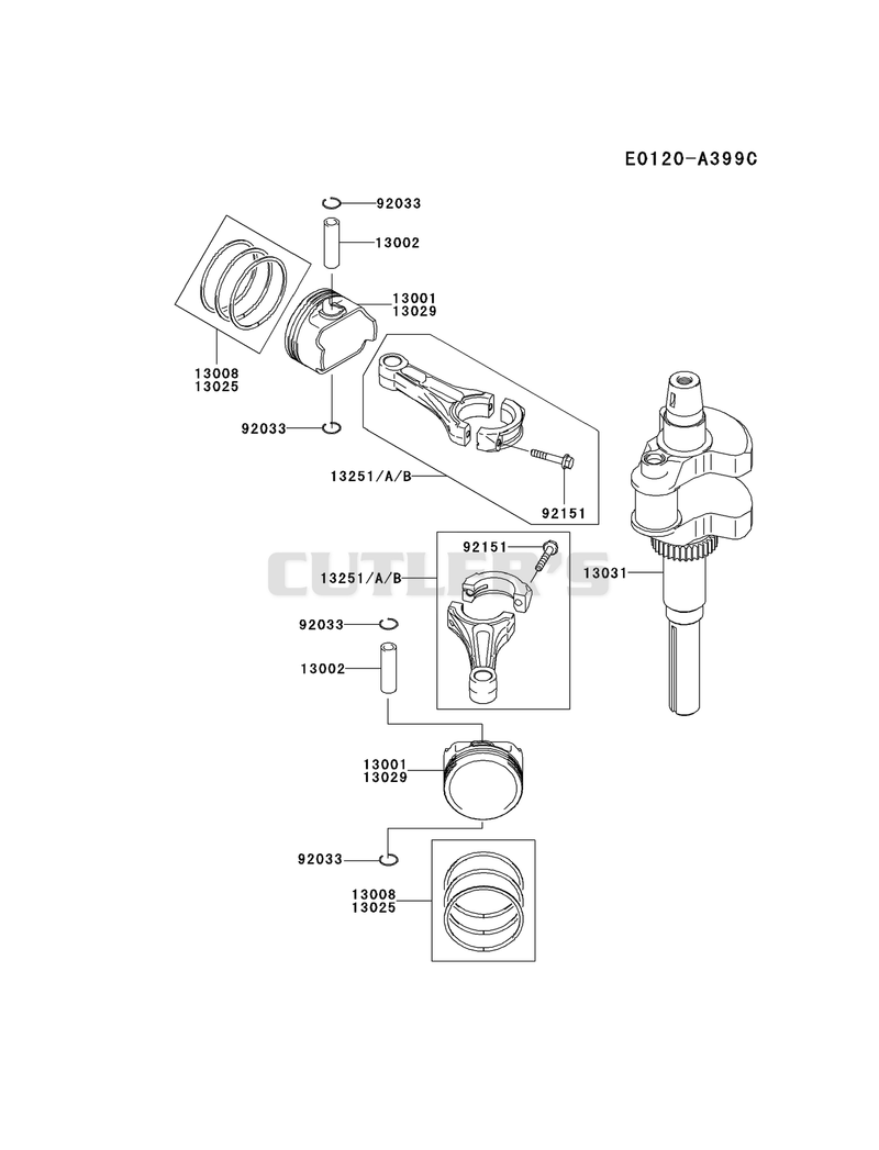 PISTON/CRANKSHAFT