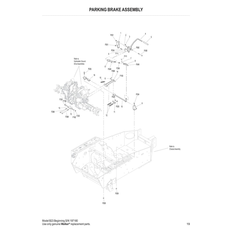 PARKING BRAKE ASSEMBLY