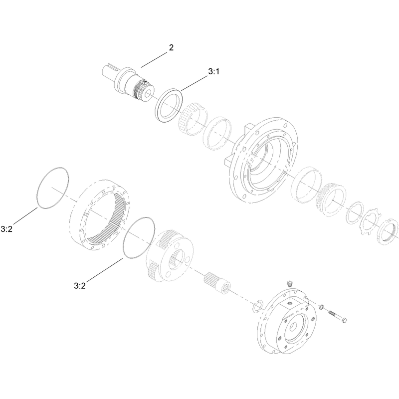 Planetary Gear Assembly No 105-0311-03