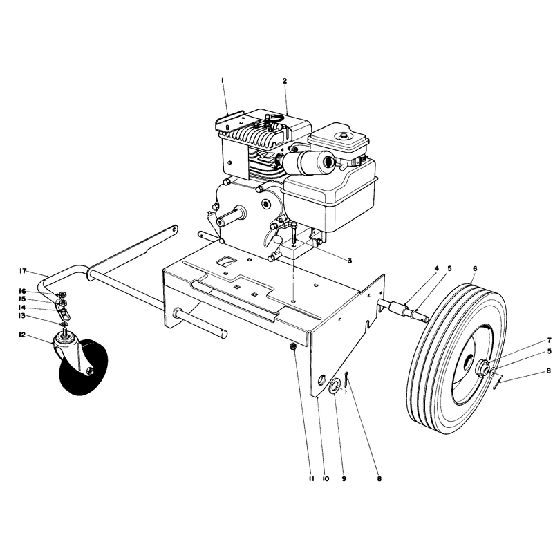 Engine and Base Assembly Model 62912