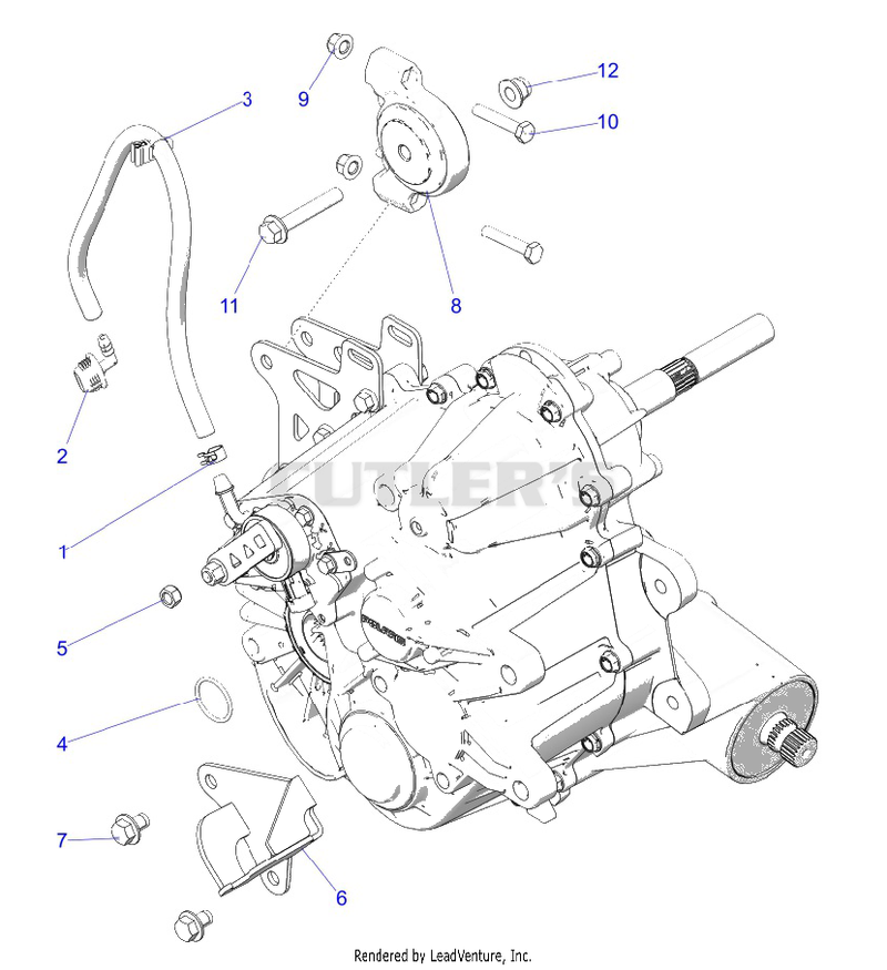 Drive Train, Main Gearcase, Mounting