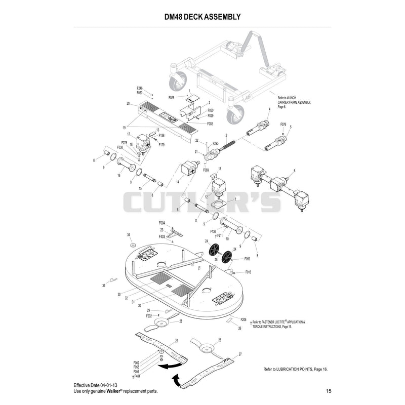 DM48 DECK ASSEMBLY