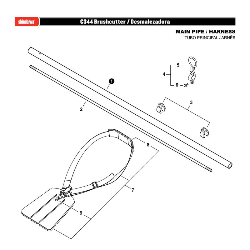 MAIN PIPE / HARNESS