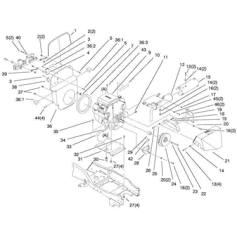 Air Cooled Engine Assembly