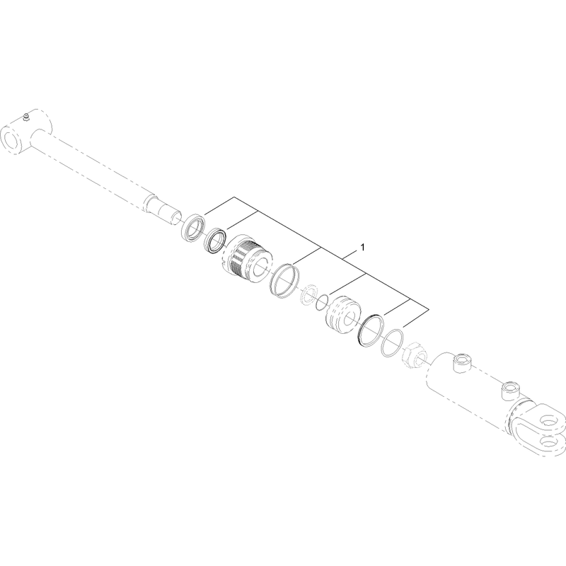 Hydraulic Cylinder Assembly No 110-0079
