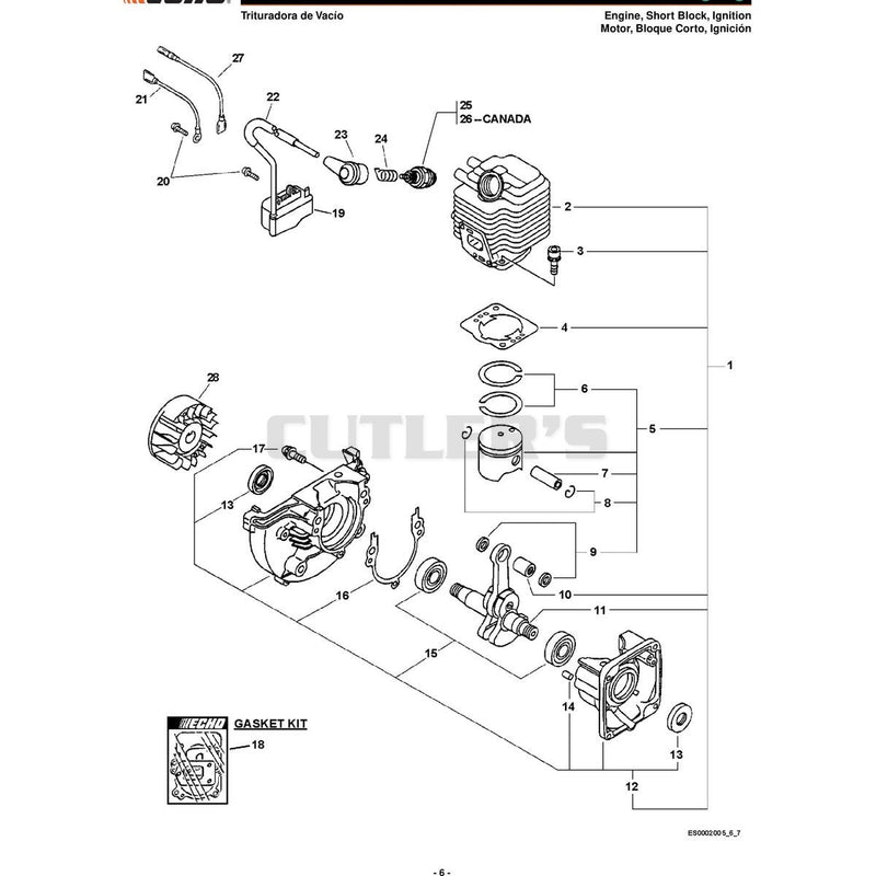 Motor, Bloque Corto, Ignición